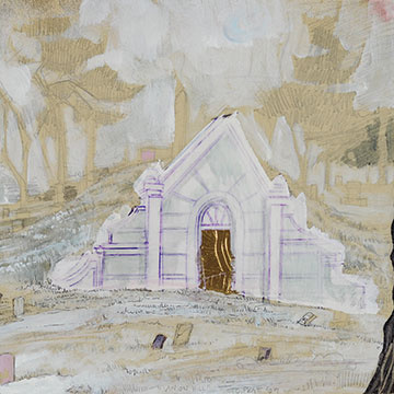 Travis Pratt, Union Hill, 2009, Mixed media on paper